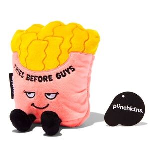 Punchkins French Fries "Fries Before Guys" Plush Toy - NWT